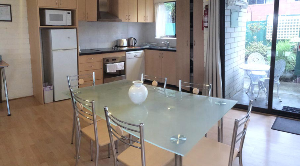 Downstairs Dining and Kitchen Area